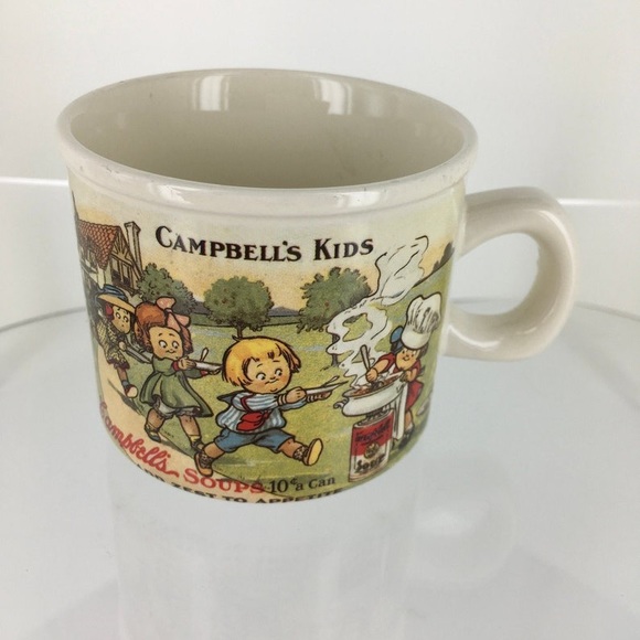 Campbell's Vintage Collectible 1910 Souvenir Soup Bowls Set of 2 - Picture 4 of 10